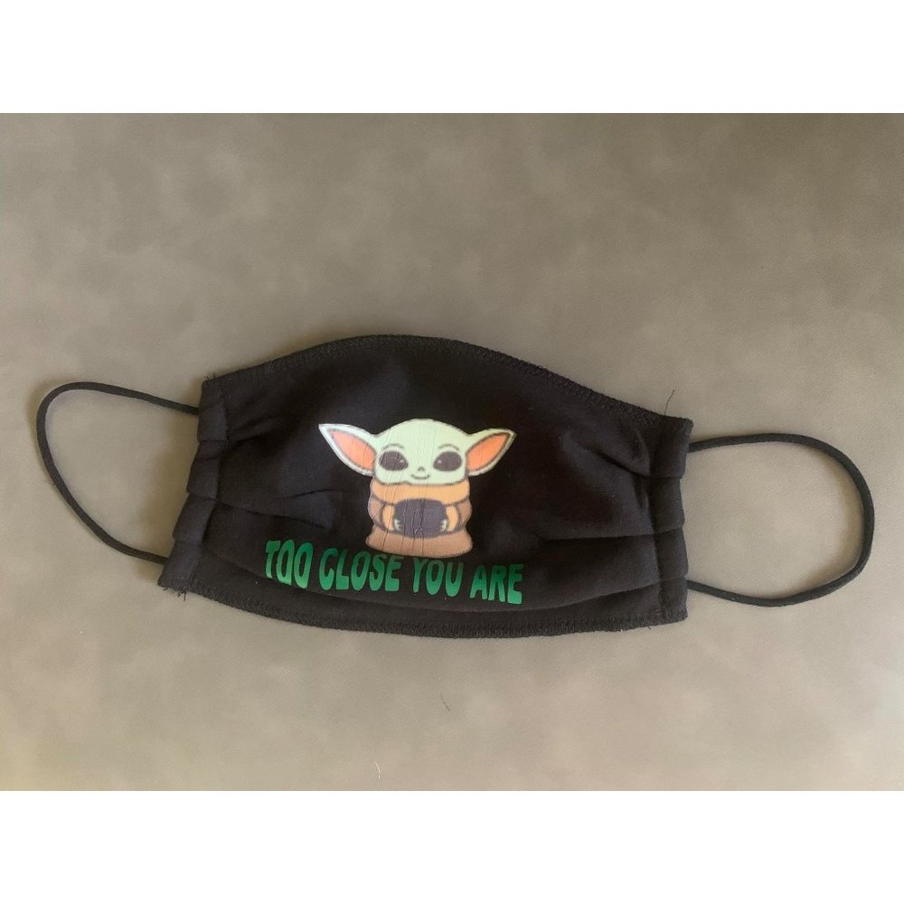 YODA BLACK FACE MASK